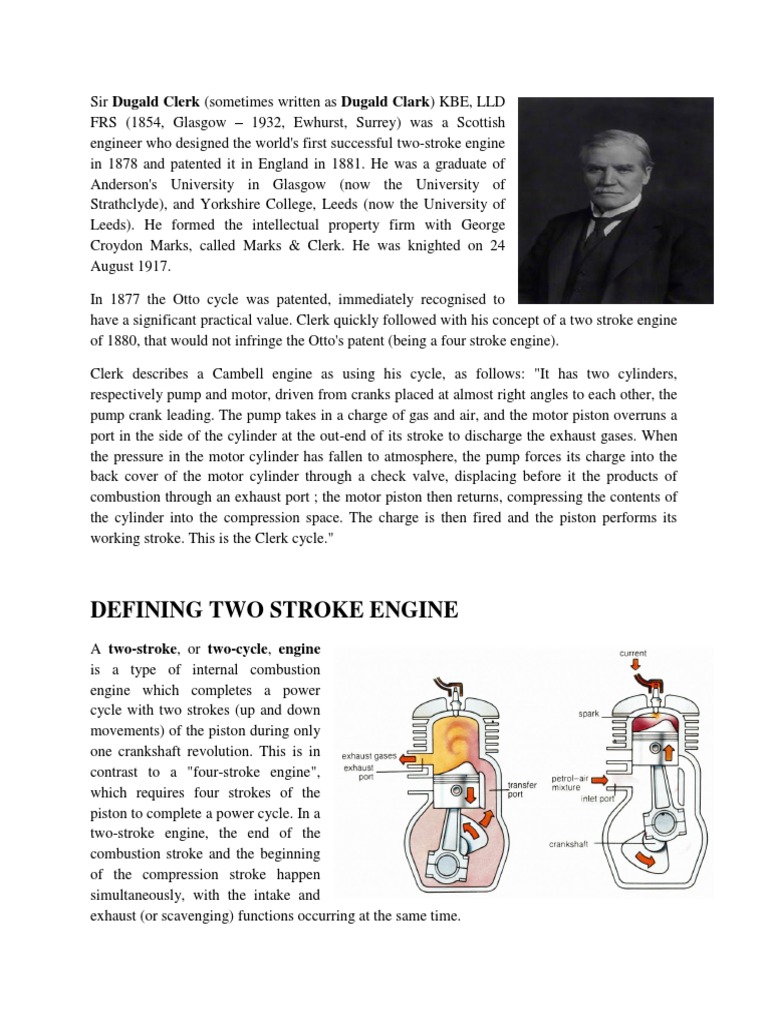 Two-Stroke Engine Innovations | PDF | Internal Combustion Engine ...