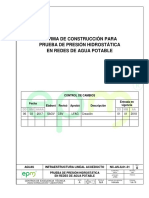 NC AS IL01 31 Prueba de Presion Hidrostatica PDF