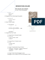 Perhitungan Volume Pos Jaga