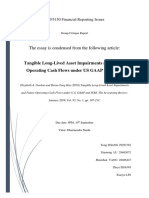 ACF5150 - Tangible Long-Lived Asset Impairments and Future Operating Cash Flows Under US GAAP and IFRS