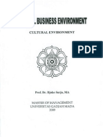 Lingkungan Sosial Budaya dan Bisnis