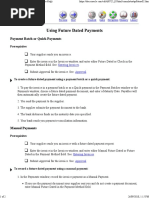 Managing Post Dated Checks in Accounting | PDF | Payments | Banks