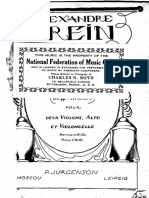 Krein Alexandre Poeme Quatour String Quartet Score