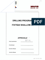 Drilling Program - Itatiqui Shallow-x1