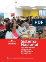 Cuadernillo Sistema Nacional de Investigacion y Form. Del Magisteri Instrucción N 6