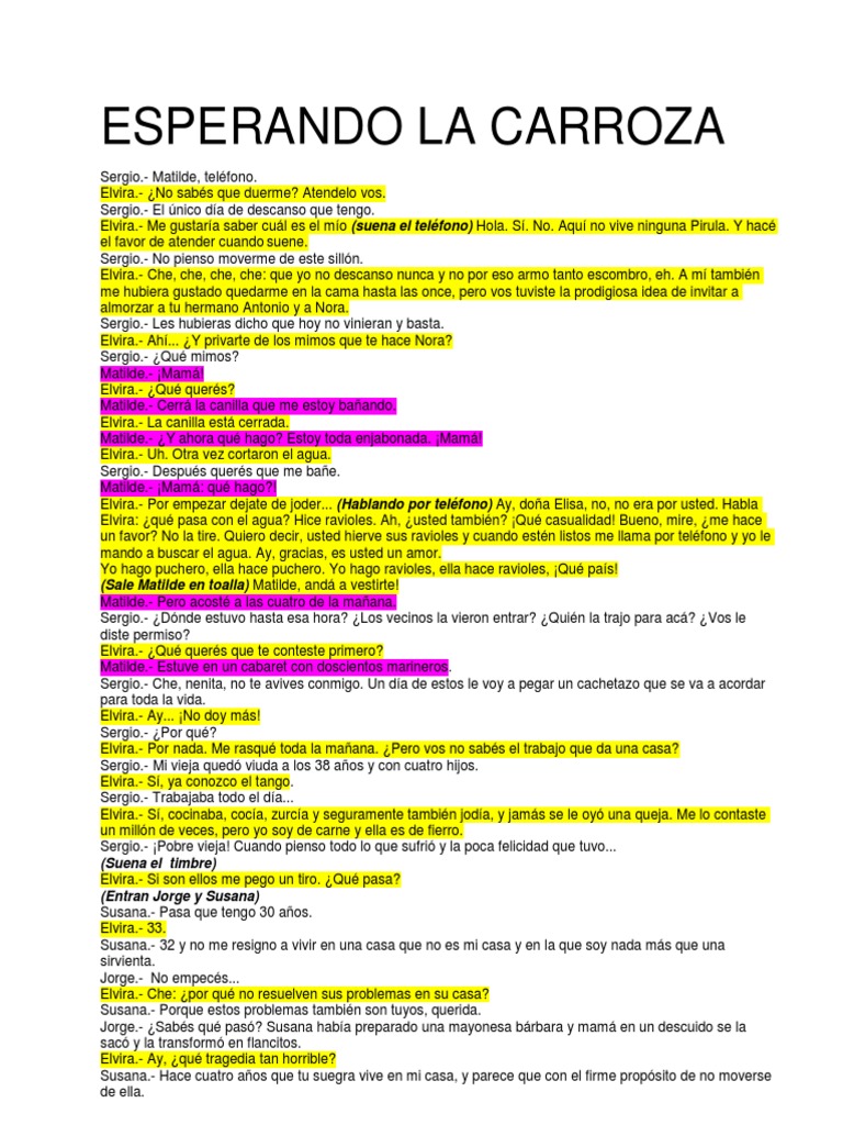 Esperando La Carroza