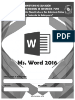 Manual Ms Word 2016
