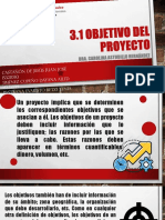 3.1 Objetivos Del Proyecto