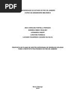 Proposta PGIRS - Salas de Aula e Áreas de Acesso