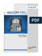 SECOM 737: User Manual