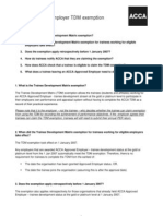 ACCA Approved Employer PER Form | PDF | Accounting | Accountant