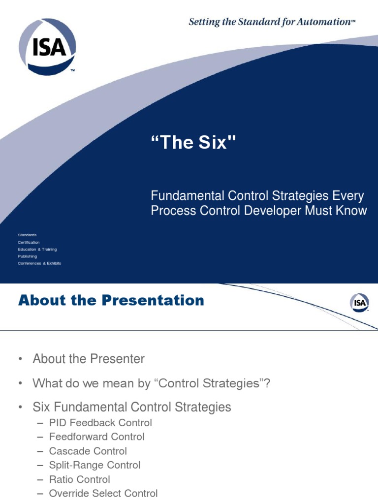 The Six - Fundamental Control Strategies | PDF | Control Theory ...