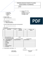 Contoh Form Discharge Planning