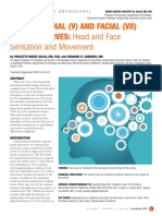 The Trigeminal (V) and Facial (Vii) CRANIAL NERVES: Head and Face