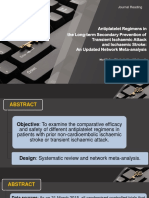 Antiplatelet Regimens in The Long-Term Secondary Prevention of Transient Ischaemic Attack and Ischaemic Stroke: An Updated Network Meta-Analysis