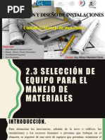 2.3 Seleccion de Equipo para Manejo de Materiales | PDF | Almacén