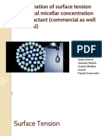 Determination of Surface Tension of A Surfactant and PDF