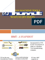 Hindustan Machine Tools: Watch Division