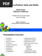 Download Advanced WxPython Nuts and Bolts Presentation by Kyokook Hwang SN39082189 doc pdf