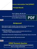 Systolic Blood Pressure Intervention Trial (SPRINT) Principal Results