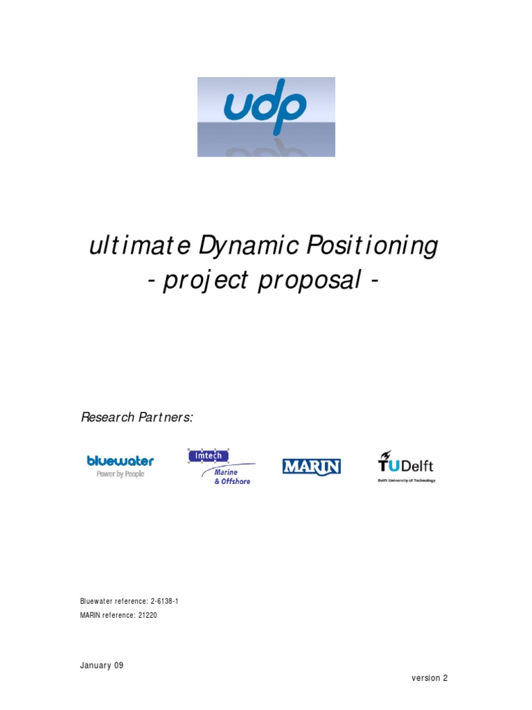 Ultimate Dynamic Positioning - Project Proposal - : Research Partners ...