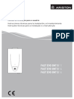 Manual Instalacion Calentador de Gas Fast Evo B PDF