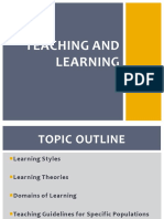 8 Teaching and Learning