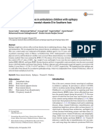 Bone Mineral Density Loss in Ambulatory Children With Epilepsy in Spite of Using Supplemental Vitamin D in Southern Iran: A Case-Control Study