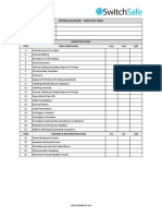 Distribution Board - Inspection Form Identification: Inspected By: Technician Signature: Date: Inspection Items Item Non-Compliance Pass Fail N/A