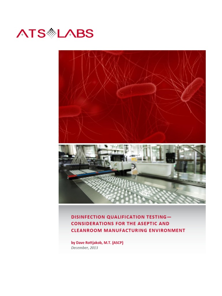 Disinfectant Qualification PDF Disinfectant Sterilization