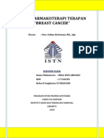 Tugas Farmakoterapi Terapan "Breast Cancer": Dosen: Dra. Sulina Kristiono, MS., Apt