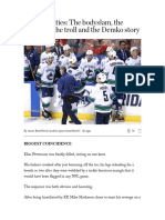 The Athletties: The Bodyslam, The Response, The Troll and The Demko Story - The Athletic PDF