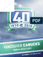 2010-11 Vancouver Canucks Media Guide