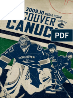 2009-10 Vancouver Canucks Media Guide