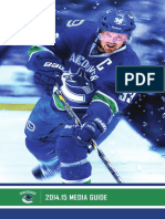 2014-15 Vancouver Canucks Media Guide