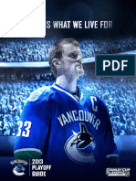 2013 Vancouver Canucks Playoff Media Guide