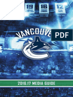 2016-17 Vancouver Canucks Media Guide