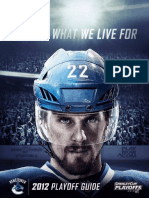 2012 Vancouver Canucks Playoff Media Guide
