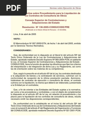 Directiva Liq De Consultoría Limited Company Regulation - 