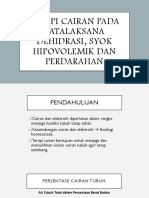 Terapi Cairan Pada Tatalaksana Dehidrasi Dan Syok Hipovolemik Serta Perdarahan - Anestesi