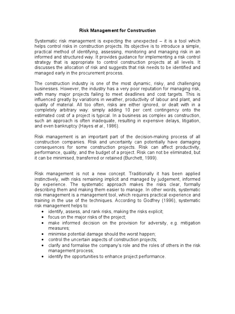 Risk assessment methodology image