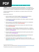 Socratic Seminar Protocol - Explanation