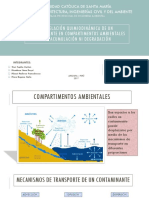 Modelación Quimiodinámica de Un Contaminante en Compartimentos Ambientales