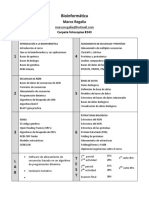 Programa Curso Bioinformatica