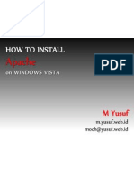 Apache Howto Install Vista