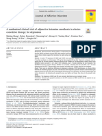 A Randomized Clinical Trial of Adjunctive Ketamine Anesthesia in Electro-Convulsive Therapy For Depression.