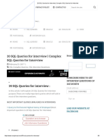 20 SQL Queries For Interview - Complex SQL Queries For Interview