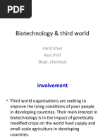 Biotechnology &amp Third World