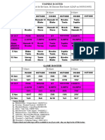 Umpires Roster Games 1-5