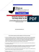 Official 2018 Ohio Midterm Election Voter Guide OCAN